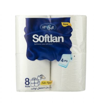 Softlan Toilet Paper STAX 8 rolls 9 packs 125 sheet 4 ply